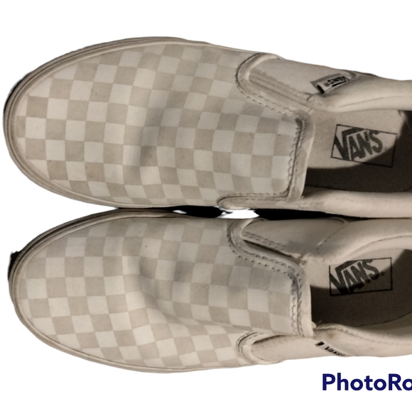 Vans Other - Vans checkerboard slip on shoes unisex